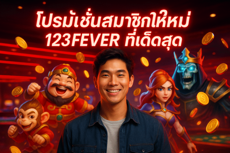 โปรโมชั่นสมาชิกใหม่ 123FEVER ที่เด็ดสุด
