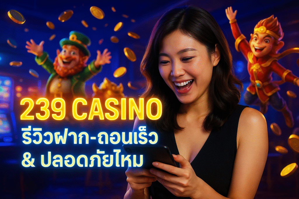 239 CASINO รีวิวฝาก-ถอนเร็ว & ปลอดภัยไหม