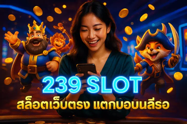 239 SLOT สล็อตเว็บตรง แตกบ่อย โบนัสฟรีรอ